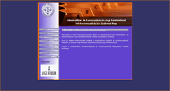 Desktop Screenshot of cyberlaw.jogiforum.hu