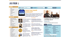 Desktop Screenshot of jogiforum.hu